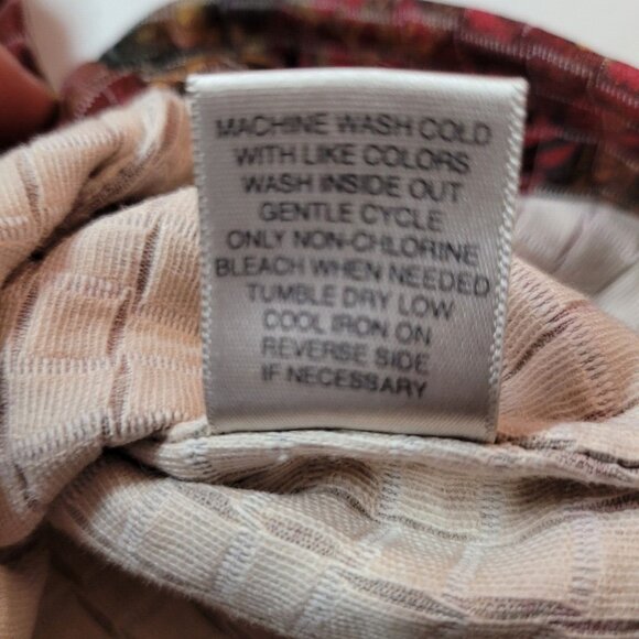 Christopher & Banks Size S Boho Floral Zip Up Blazer Jacket Lightweight Quilted - Picture 8 of 8